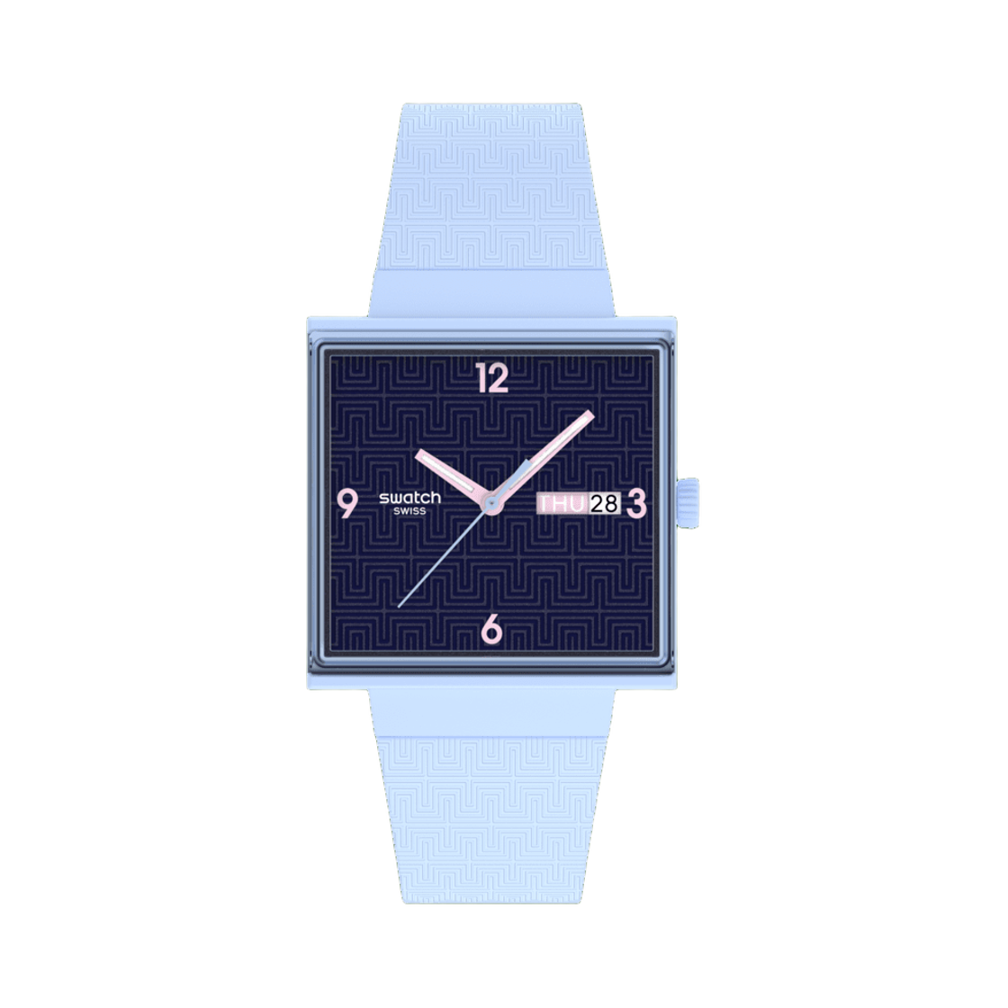 스와치 브라이트 엔젤 41.8mm 쿼츠 매트 라이트 블루(Swatch Bright Angle 41.8mm Quartz Matte Light Blue) - 1