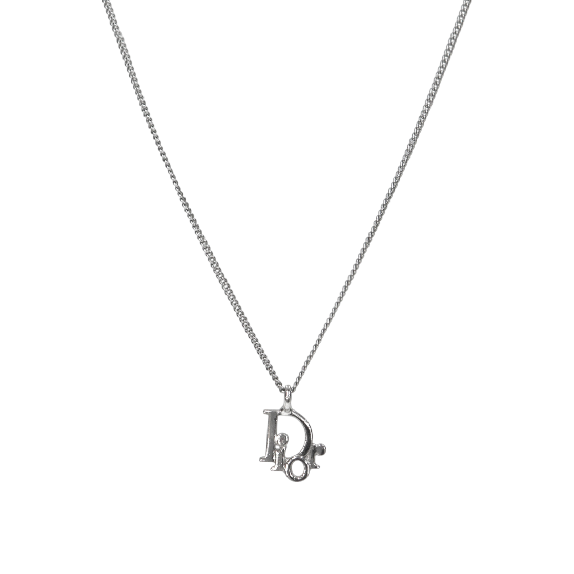 ITFLBWCEMOQU Dior Oblique Silver Necklace A-B38915