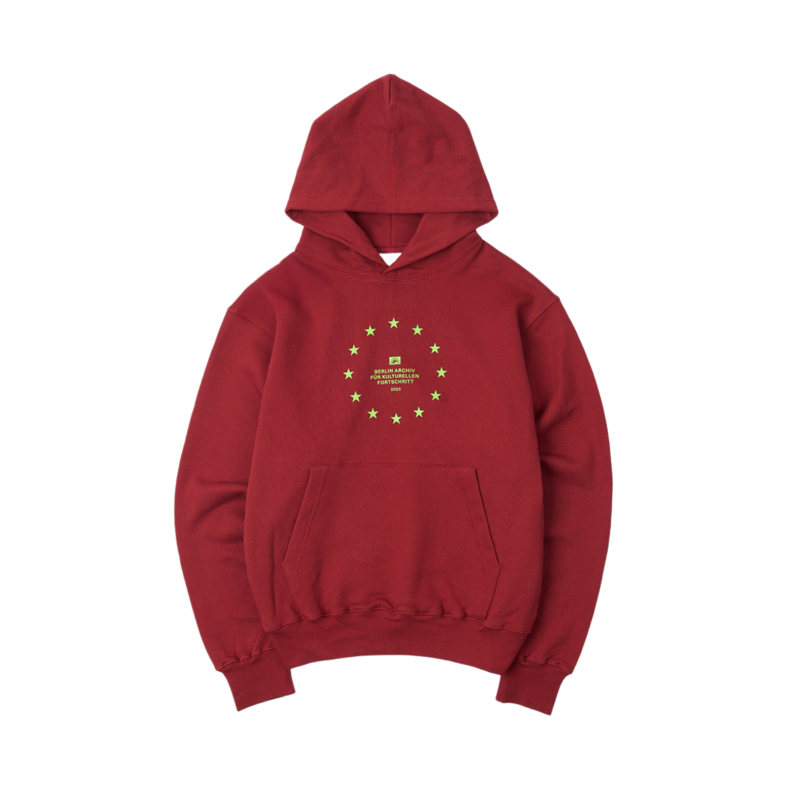베를린 포토북 디스트리뷰션 아카이브 심벌 001 후디 버건디(Berlin Photobook Distribution Archiv Symbol 001 Hoodie Burgundy)