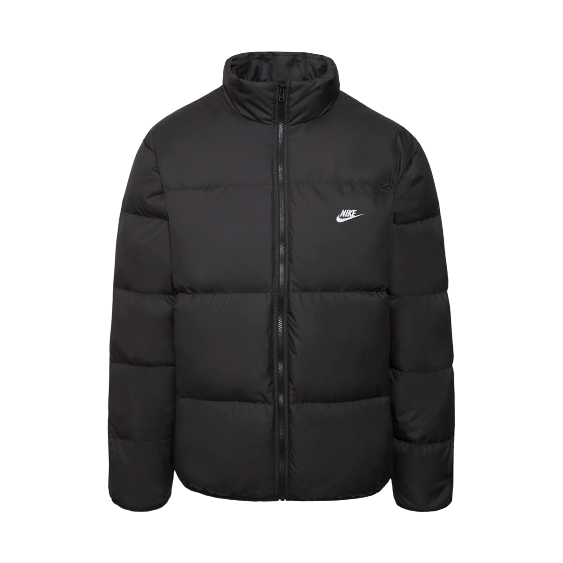 IB2976-010 Nike NSW Club Therma-Fit Puffer Jacket Black White - Asia