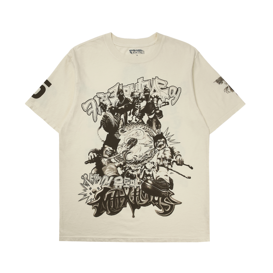 - Travis Scott Circus Maximus Stadium Tour 25 T-Shirts Off White - Korea Exclusive