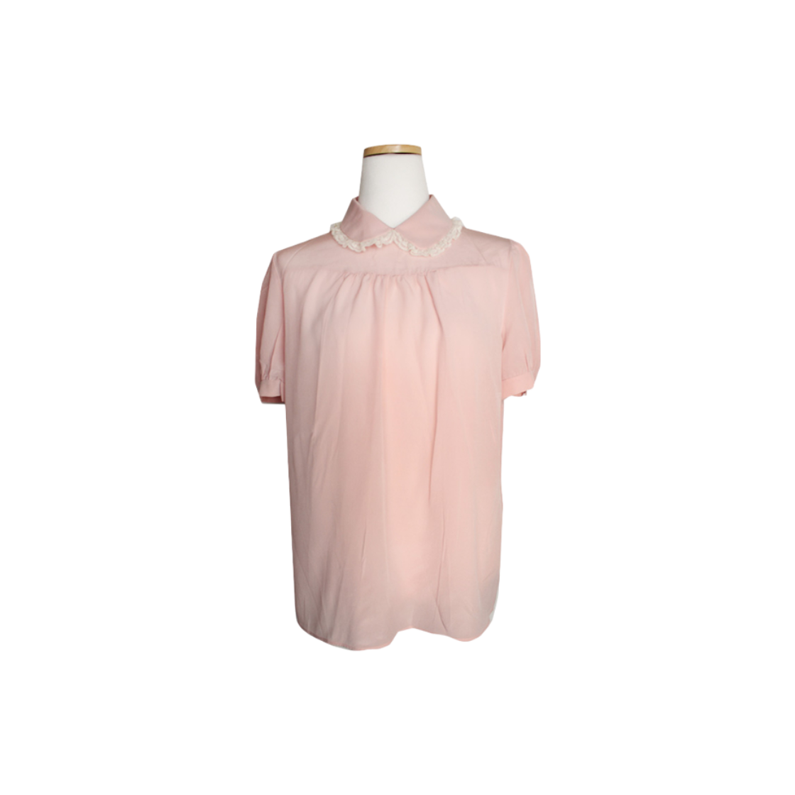 ITO3E3WAO6UW Miu Miu Indie Pink Silk Blouse Size 44