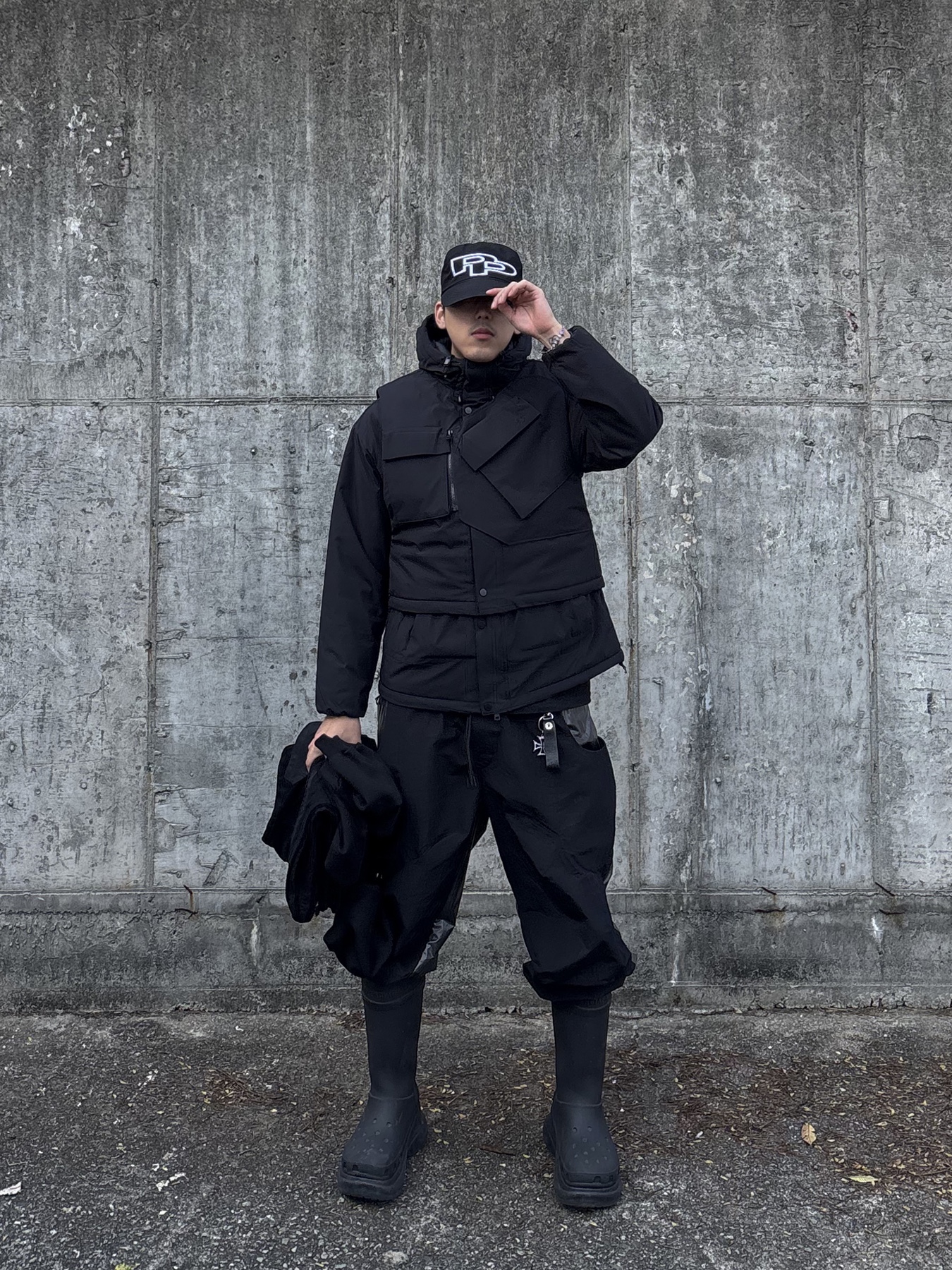 Wapworks TPU Curved Track Pants 착용 스타일 - 1
