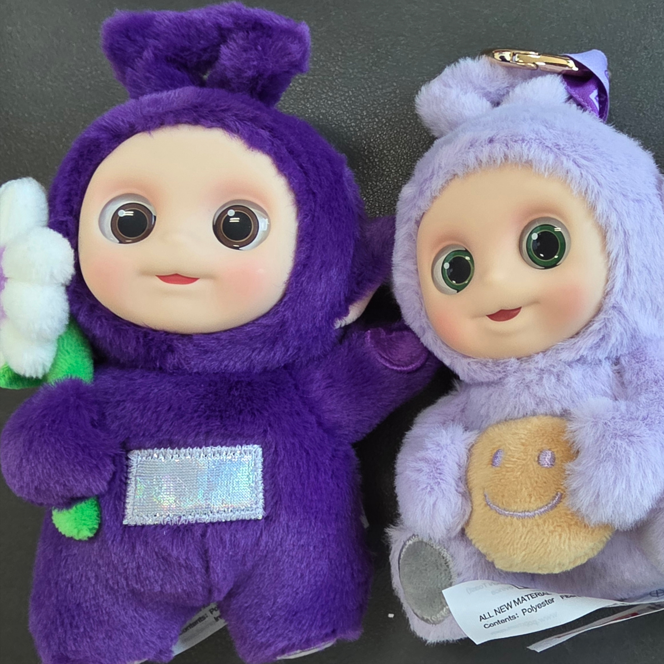 Pop Mart Teletubbies Say Hello Series Figures Sealed Case Tinky Winky's Chill Flower (Opened Case), Pop Mart Teletubbies Say Hello Series Figures Sealed Case Tinky Winky’S Mochi Toast (Opened Case) 착용 스타일