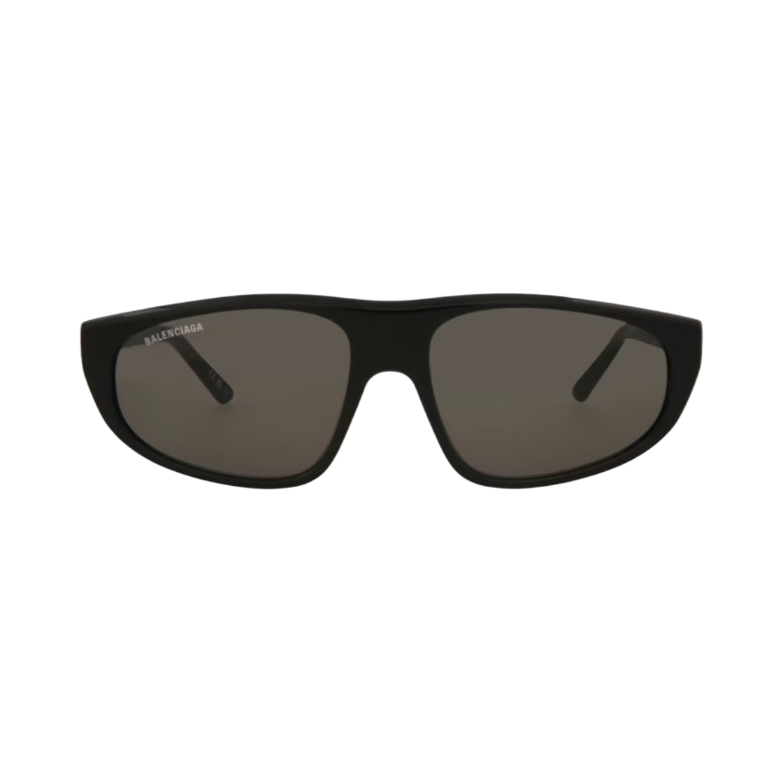 BB0098S001 Balenciaga Square Frame Acetate Sunglasses Shiny Black