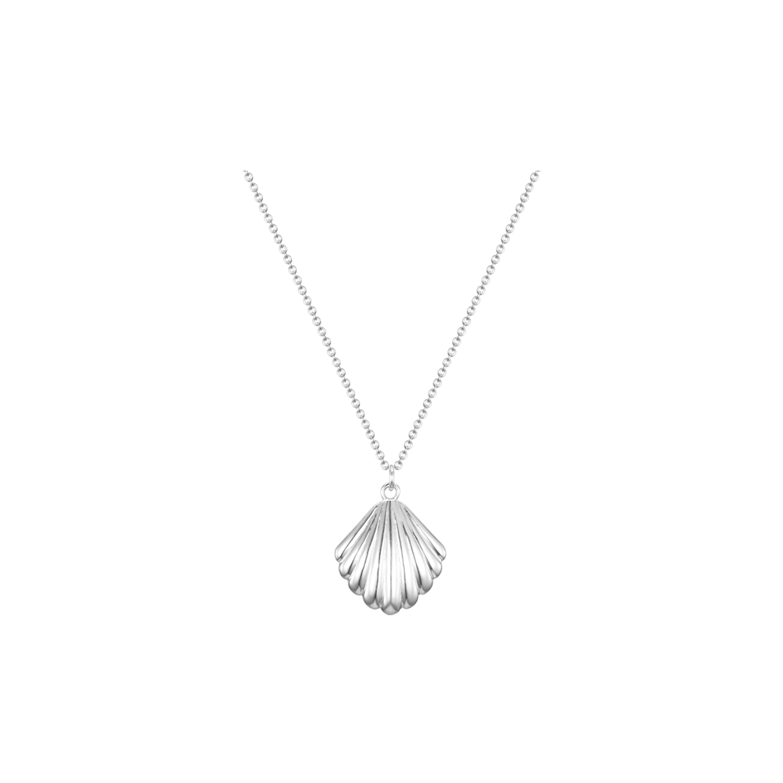 바이위켄드 쉘 네크리스 실버