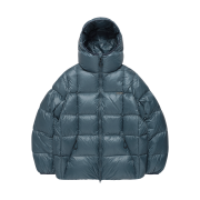 Thevinylhouse Hooded Duck Down Jacket Blue
