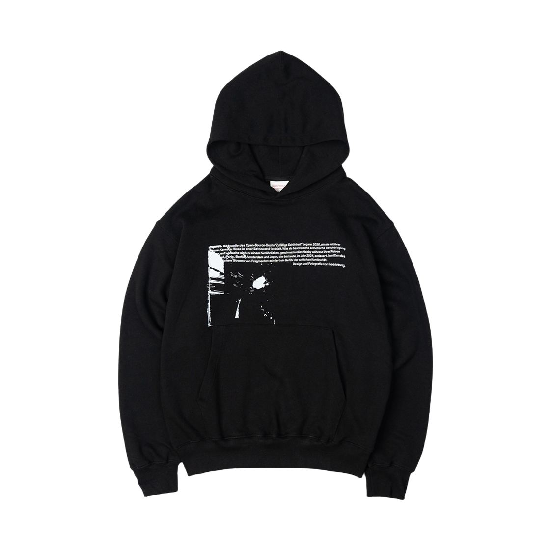 ODE-HO-033-BG Berlin Photobook Distribution Accidental Beauty Hoodie Black