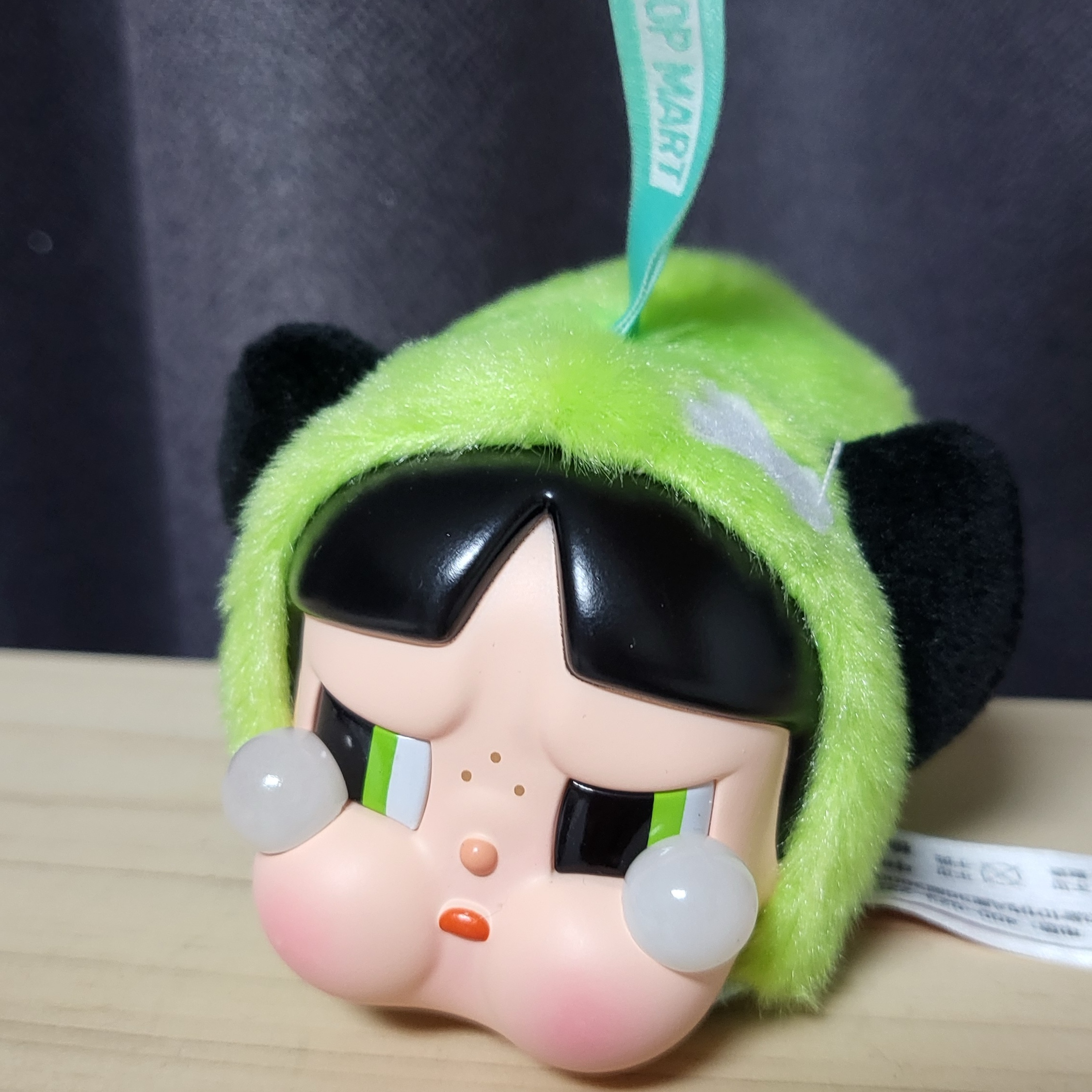 Pop Mart Crybaby x Powerpuff Girls Series Keyring Buttercup (Opened Case) 착용 스타일