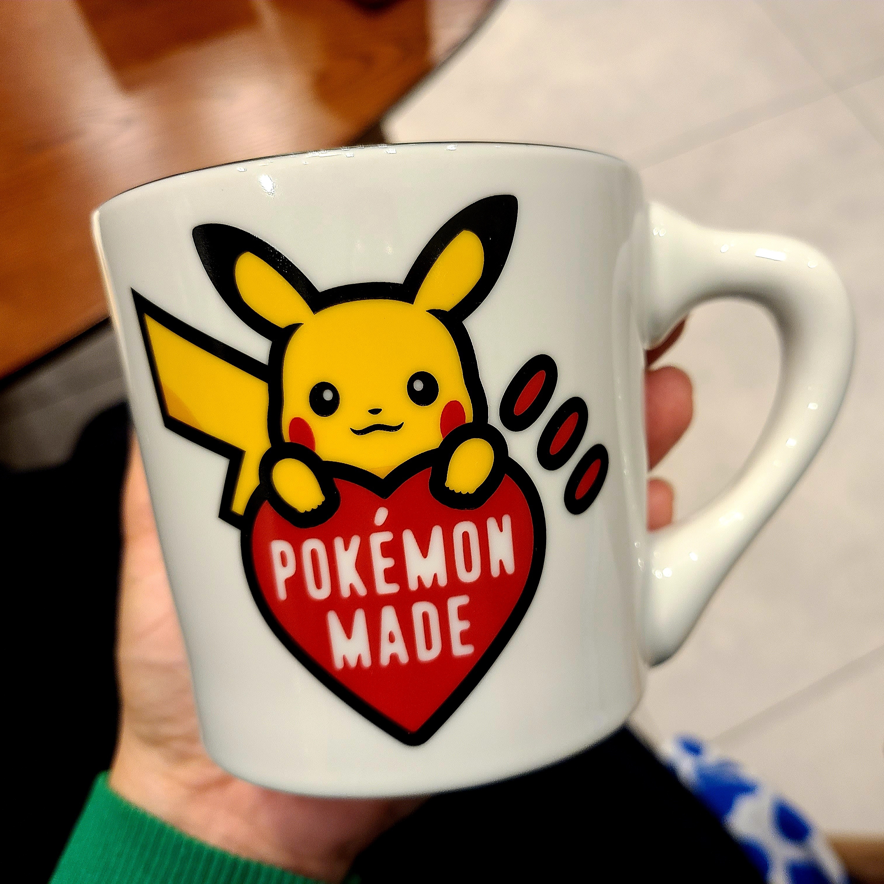 Human Made x Pokemon Made Coffee Mug White 착용 스타일 - 2