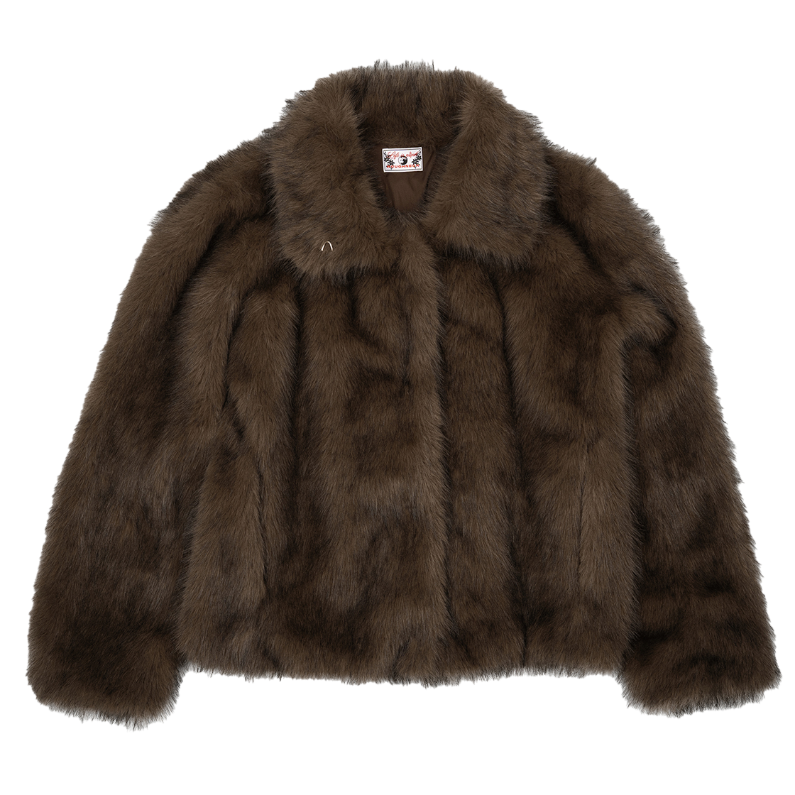 러프넥 모카 페이크 퍼 자켓(Roughneck Mocha Fake Fur Jacket)