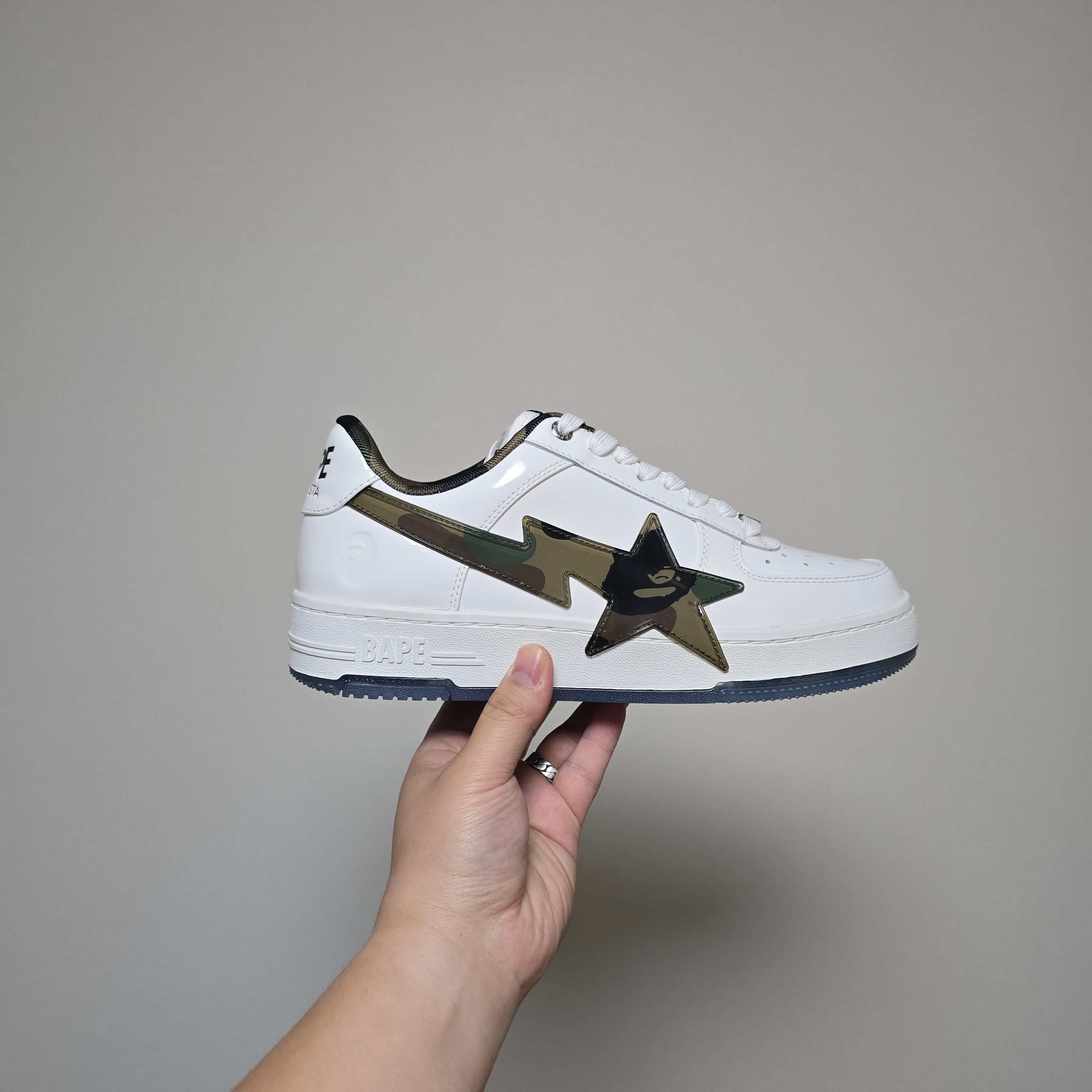 BAPE Sta OS #2 White 착용 스타일