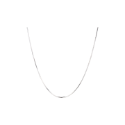 Byweekend 1mm Snake Necklace Silver