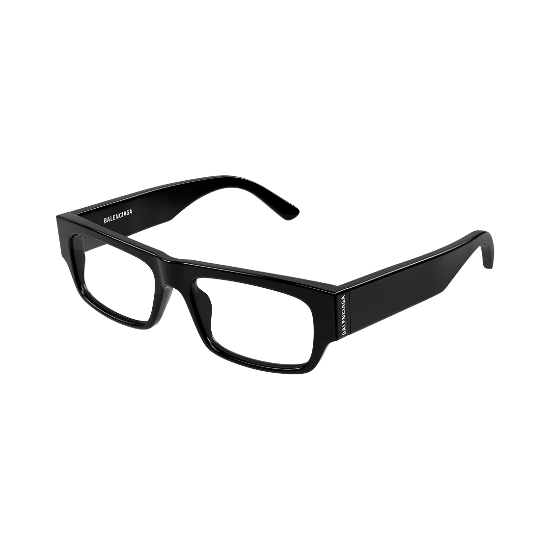 BB0304O001 Balenciaga Square Eyeglasses Black