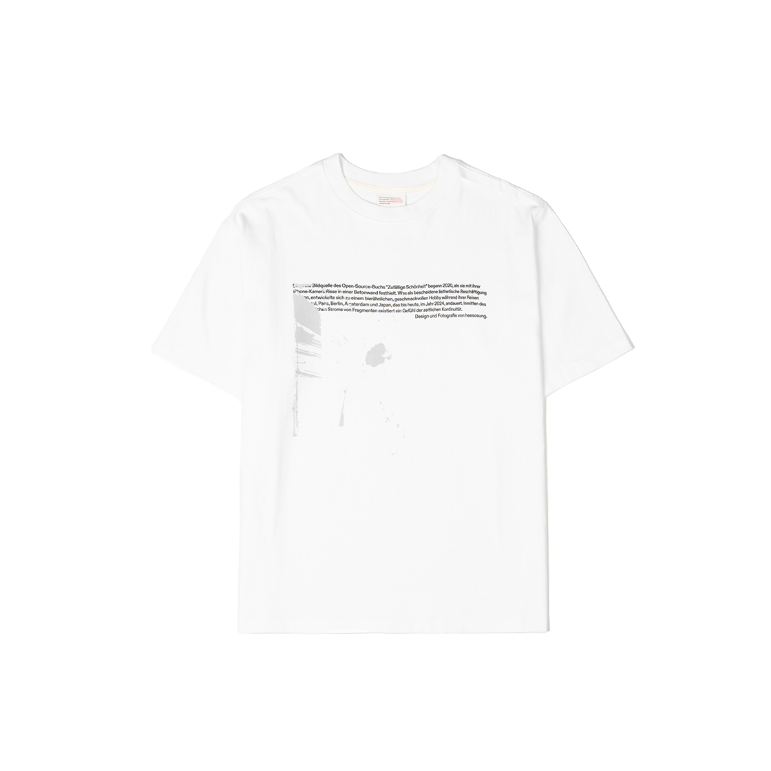 ODE-HO-043-BG Berlin Photobook Distribution Accidental Beauty Tee White