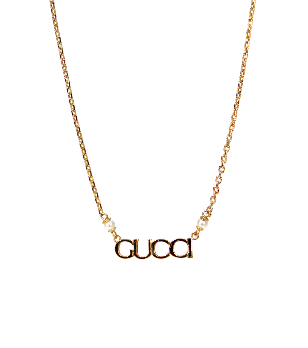 ITKWGI2843FL Gucci Pearl Gold Necklace C-B39223