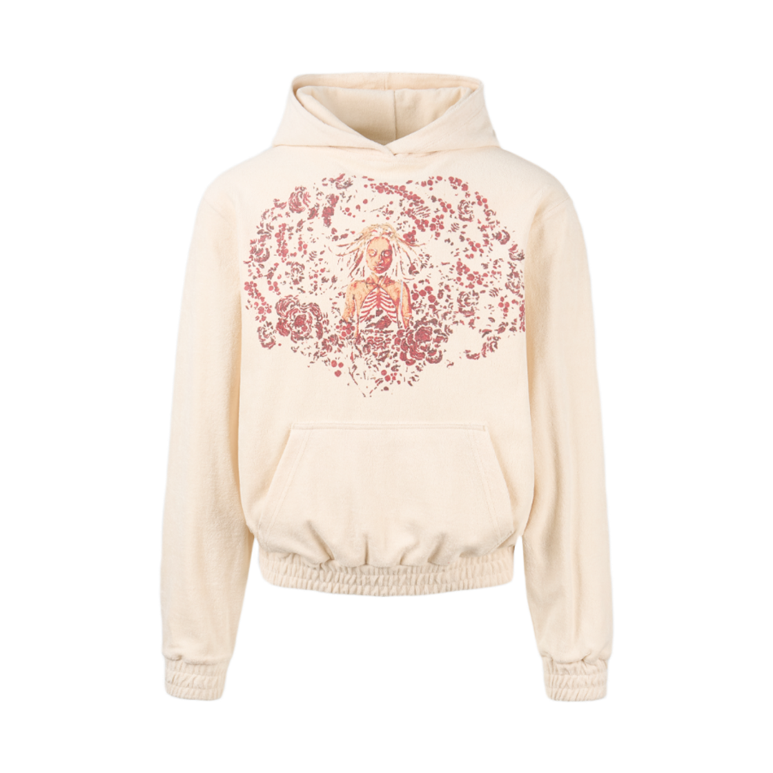 에모스탠스클럽 프렌치 테리 플라워 가든 후드(emostanceclub French Terry Flower Garden Hoodie)