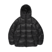 Thevinylhouse Hooded Duck Down Jacket Black