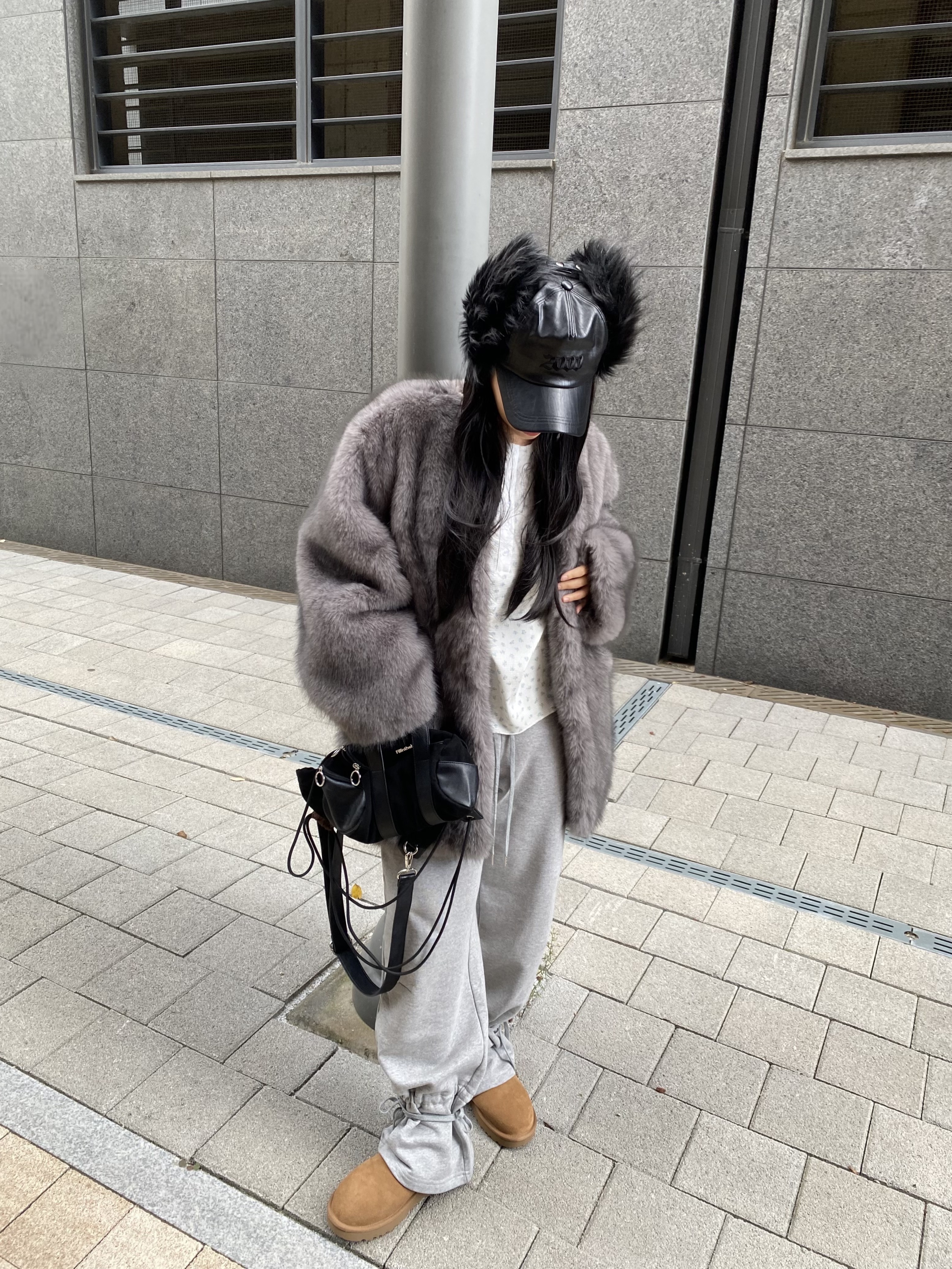 (W) UGG Tasman II Chestnut 착용 스타일