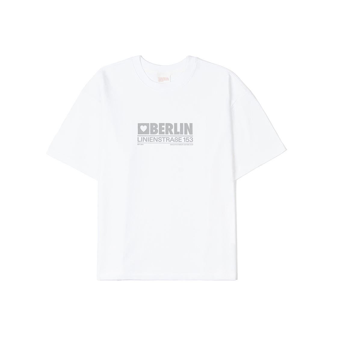 ODE-HO-024-BG Berlin Photobook Distribution 001 Souvenir Tee #2 White