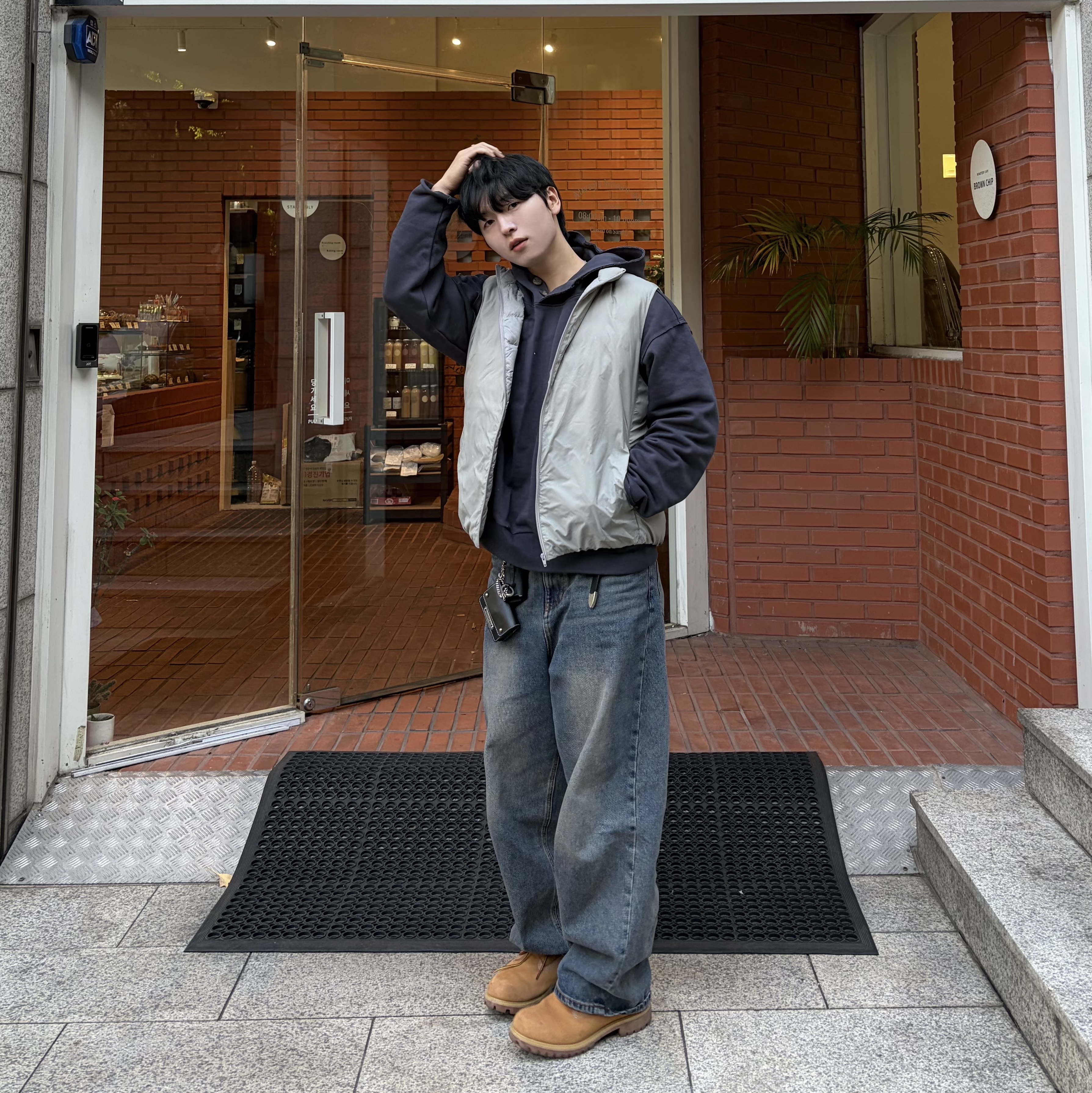 Timberland Premium 6 inch Waterproof Boot Wheat Nubuck - Wide 착용 스타일 - 1