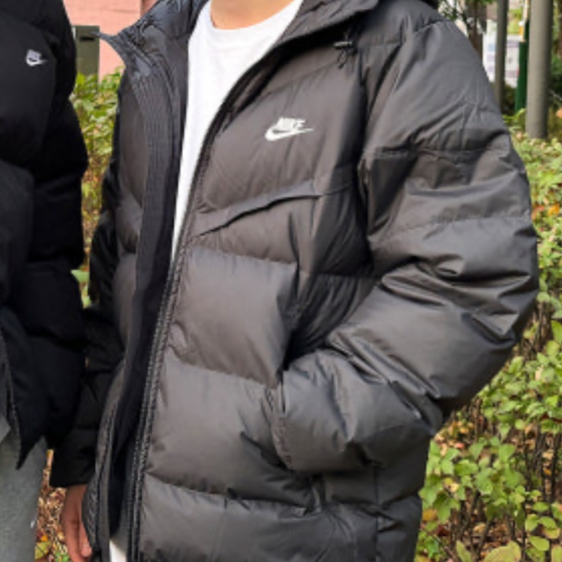 Nike NSW Storm-Fit Windrunner Hoodie Jacket Black 착용 스타일