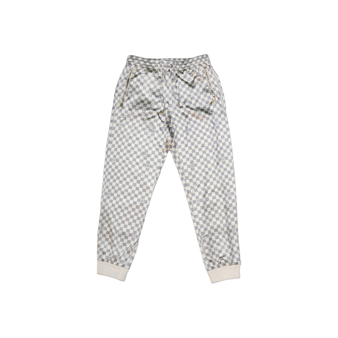 IT6DS6QF2I8I Louis Vuitton Damier Azur Silk Pants A-C39666