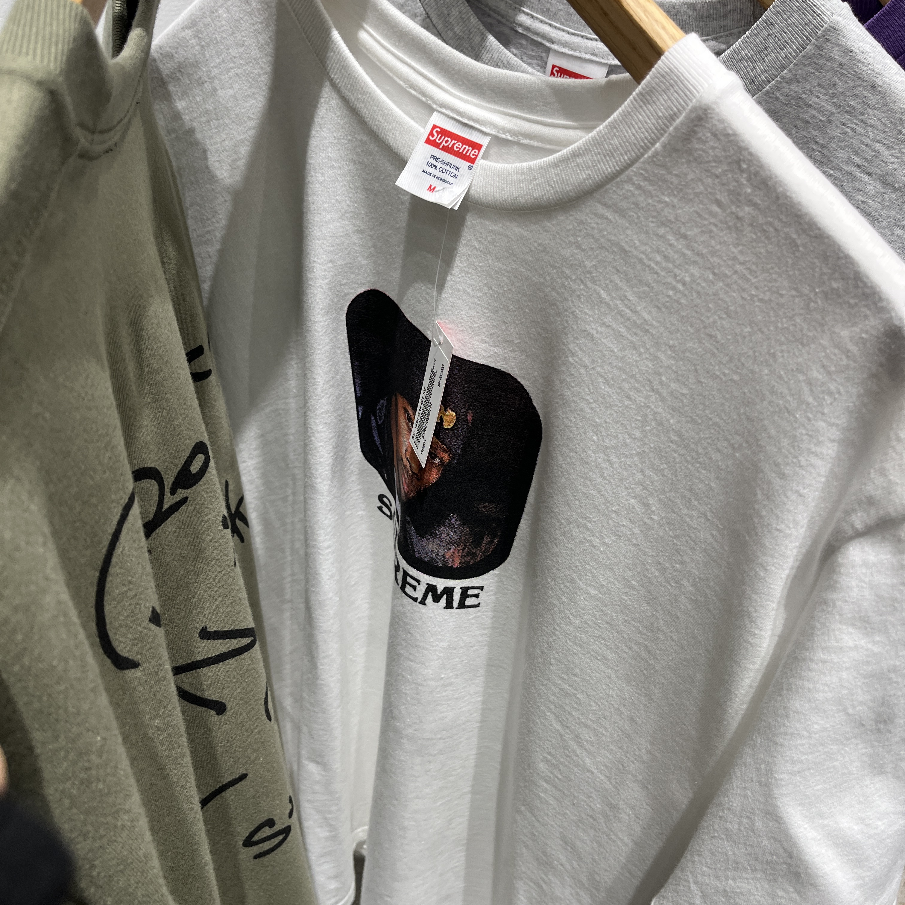 Supreme x Wu-Tang Clan RZA T-Shirt White - 25FW 착용 스타일