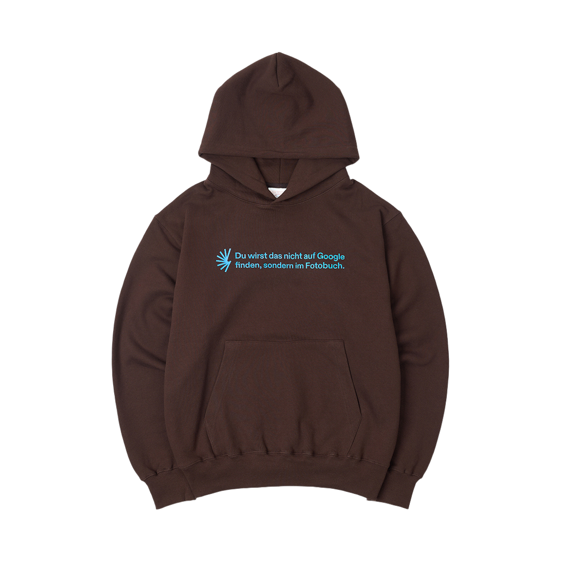 베를린 포토북 디스트리뷰션 베르베스프루흐 001 후디 브라운(Berlin Photobook Distribution Werbespruch 001 Hoodie Brown) - 1