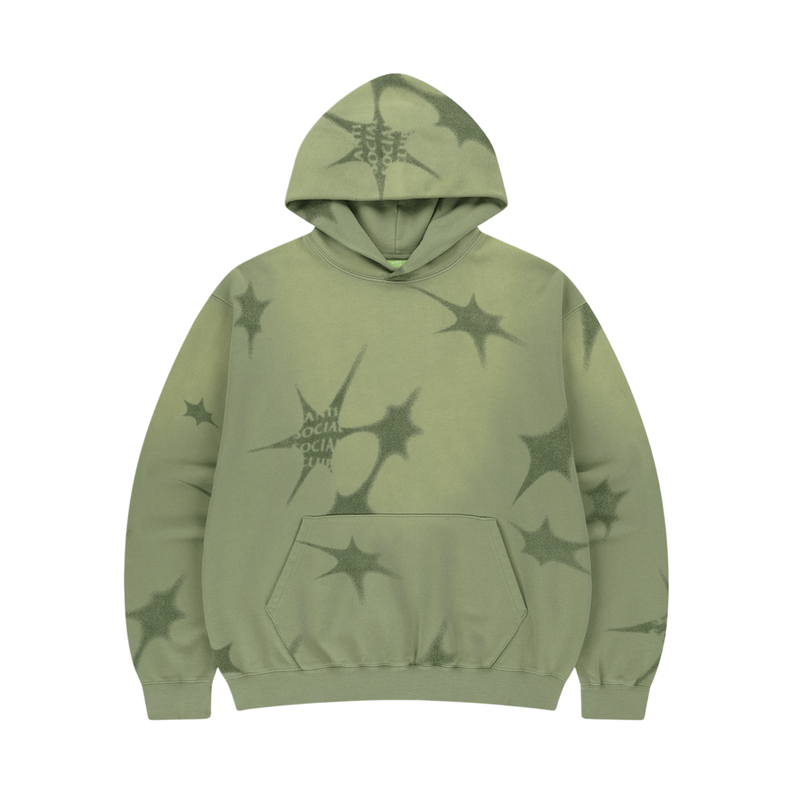 안티소셜소셜클럽 x 썬러브 패턴 후디 그린(ASSC x SL Pattern Hoodie/GREEN)