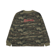 emostanceclub Camouflage Crew Neck Sleeve Woodland Camo