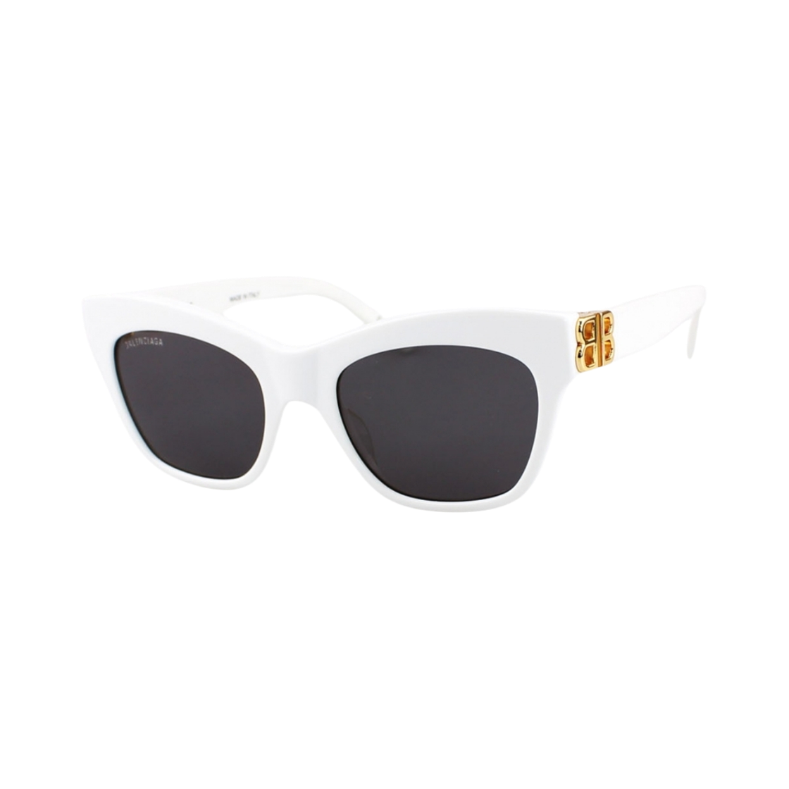 (W) 발렌시아가 BB 로고 선글라스 화이트 그레이((W) Balenciaga BB Logo Sunglasses White Grey) - 2