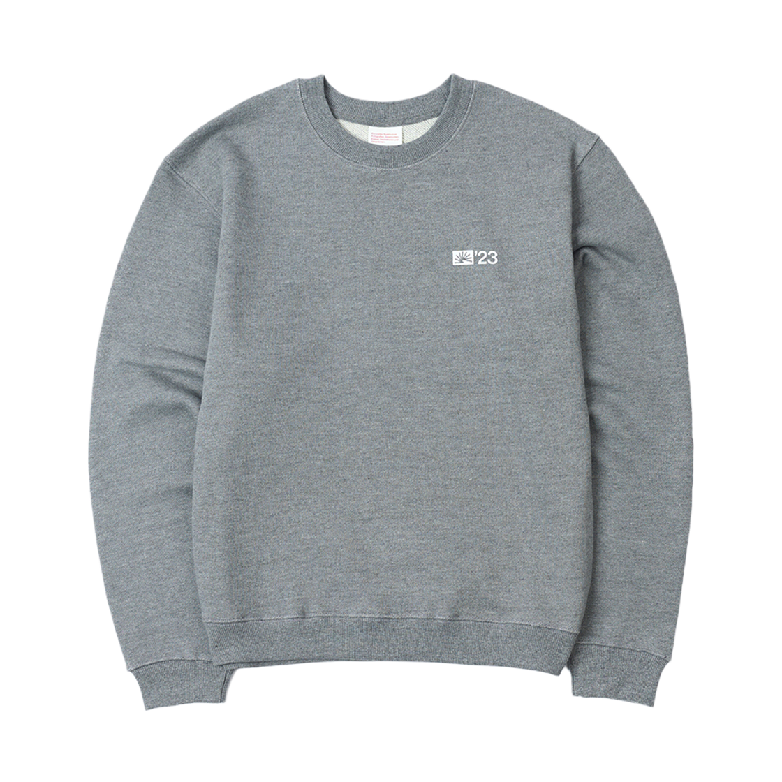 베를린 포토북 디스트리뷰션 002 오버뷰 스웨트셔츠 다크 그레이(Berlin Photobook Distribution 002 Overview Sweatshirt Dark Grey) - 1