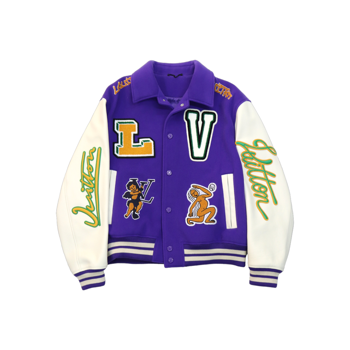 IT73U2LE34AL Louis Vuitton Multi-Patch Varsity Jacket A-C39938