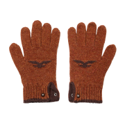 OGARP Concho Snap Knit Gloves Orange