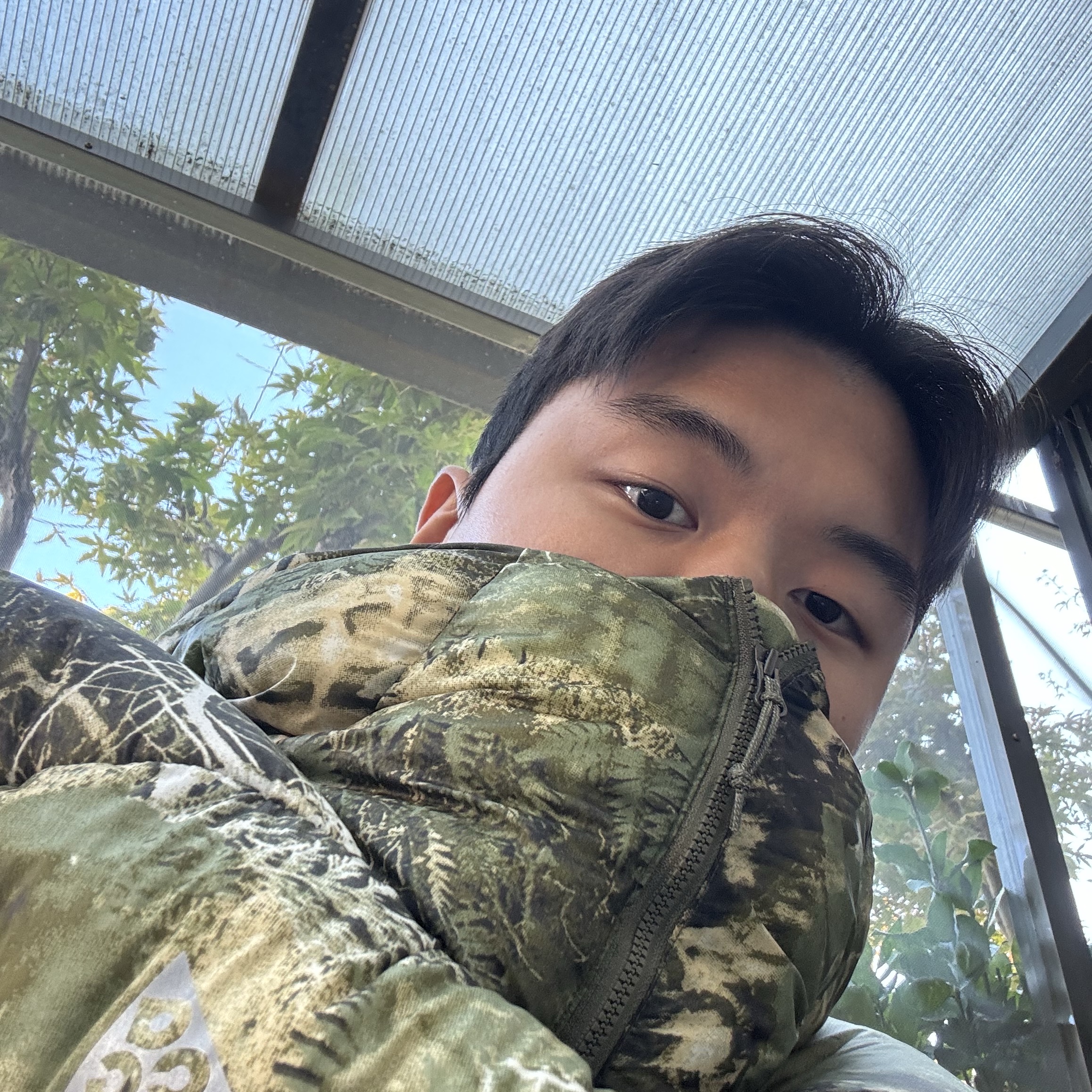 Nike ACG Therma-Fit ADV Lunar Lake Puffer Loose Hooded Jacket Oil Green Medium Olive - Asia 착용 스타일