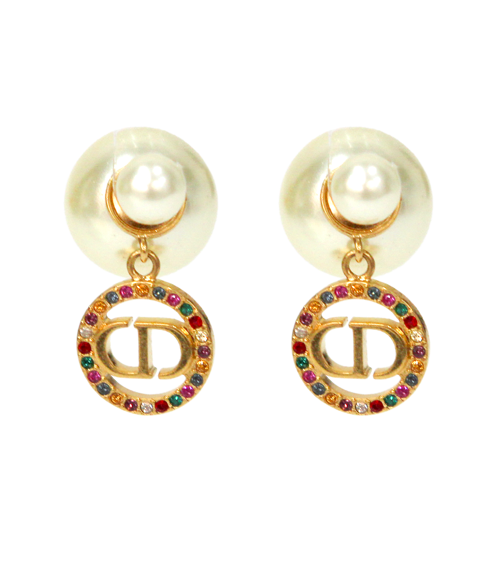 ITVRUS99L8WG Dior Pearl Earrings C-B39324