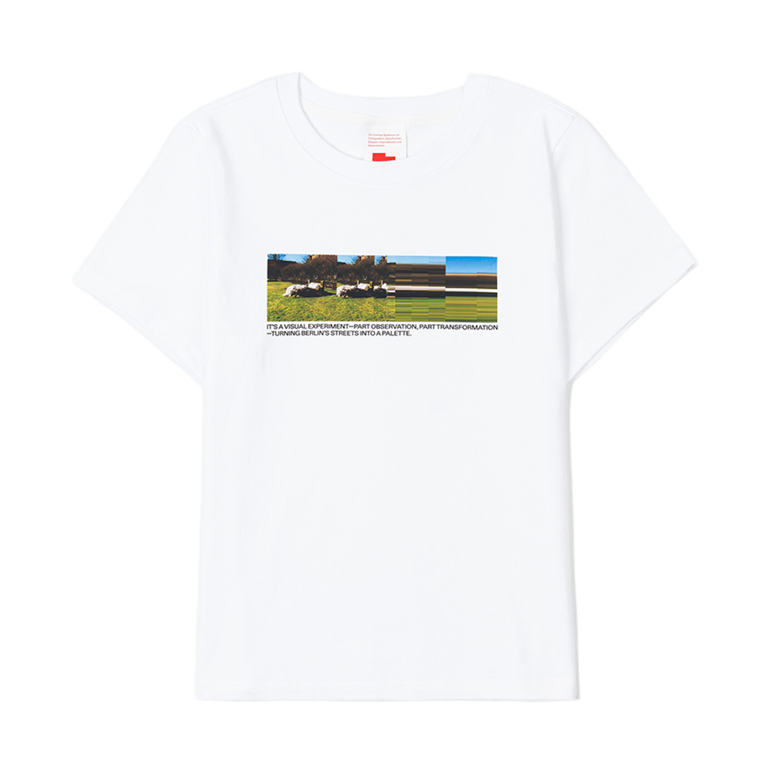 ODE-HO-021-BG Berlin Photobook Distribution W Zine 001 Photo Tee #2 White