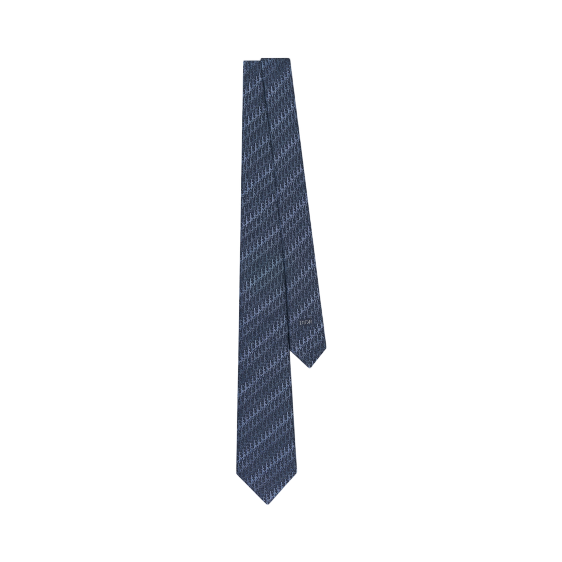 61C1047B6021-C585 Dior Oblique Trio Tie Silk Blue