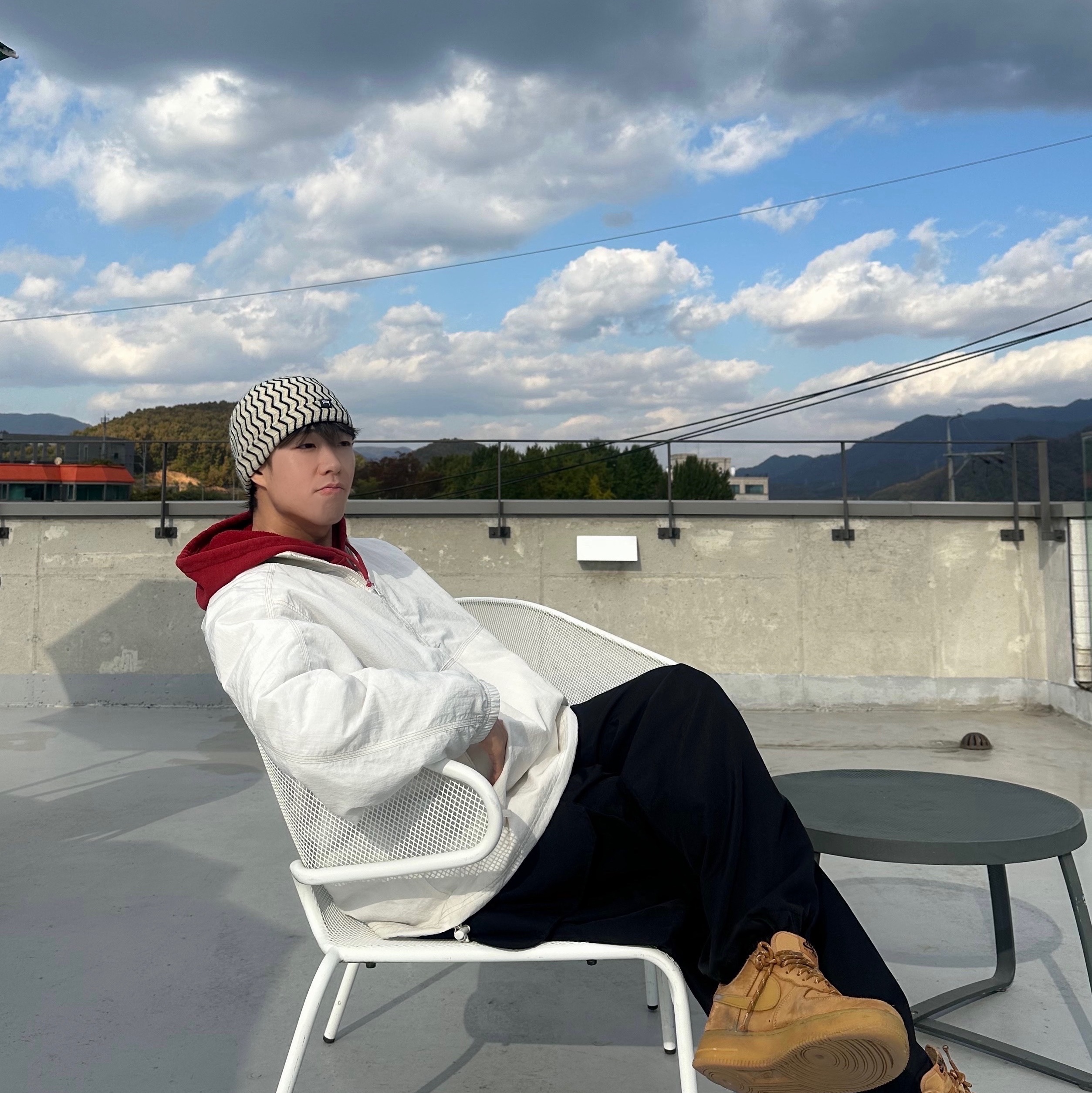 Supreme x Nike Ripstop Pullover White - 24SS, Nike Air Force 1 '07 WB Flax 착용 스타일 - 2