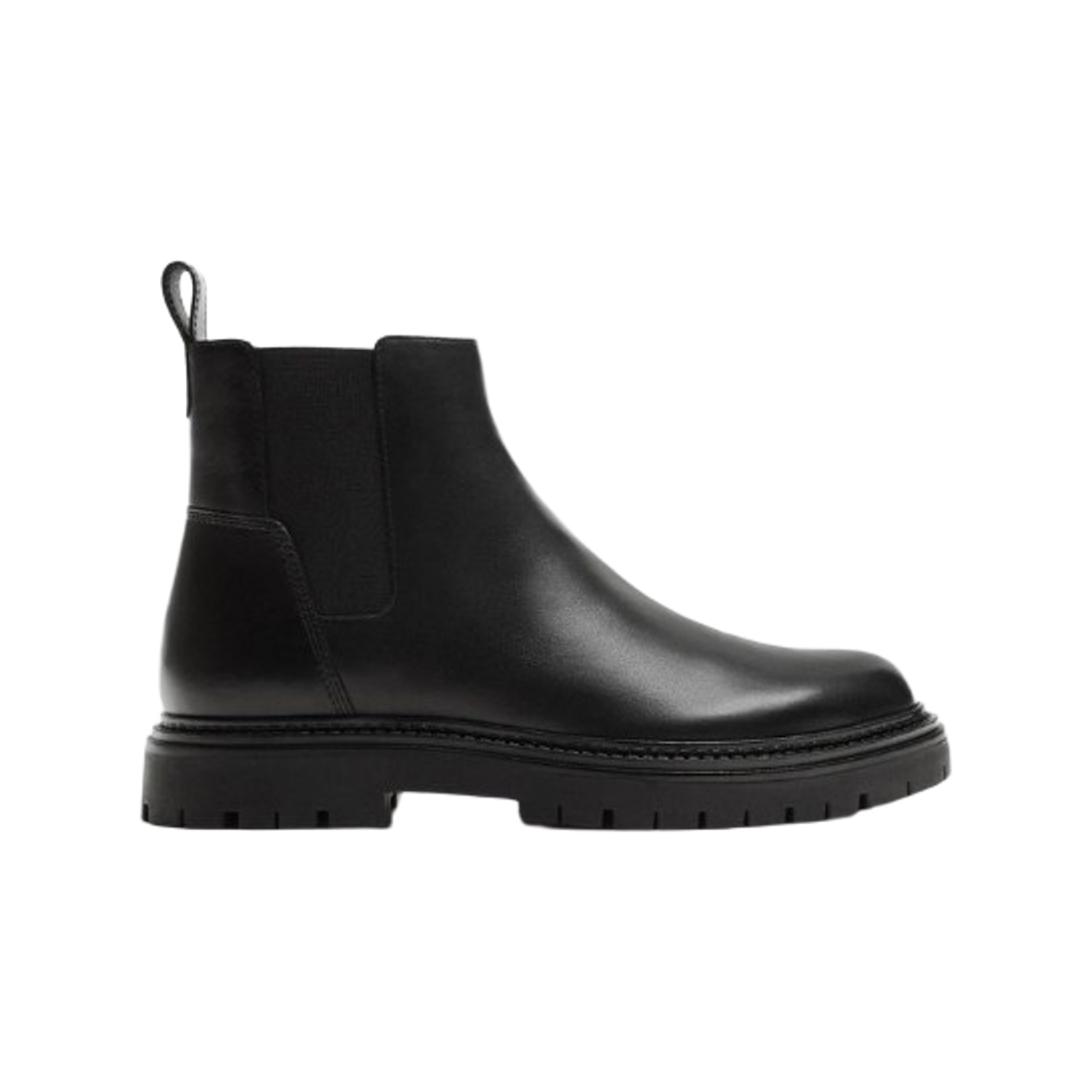 2036/420/800 Zara Leather Chelsea Boots Black