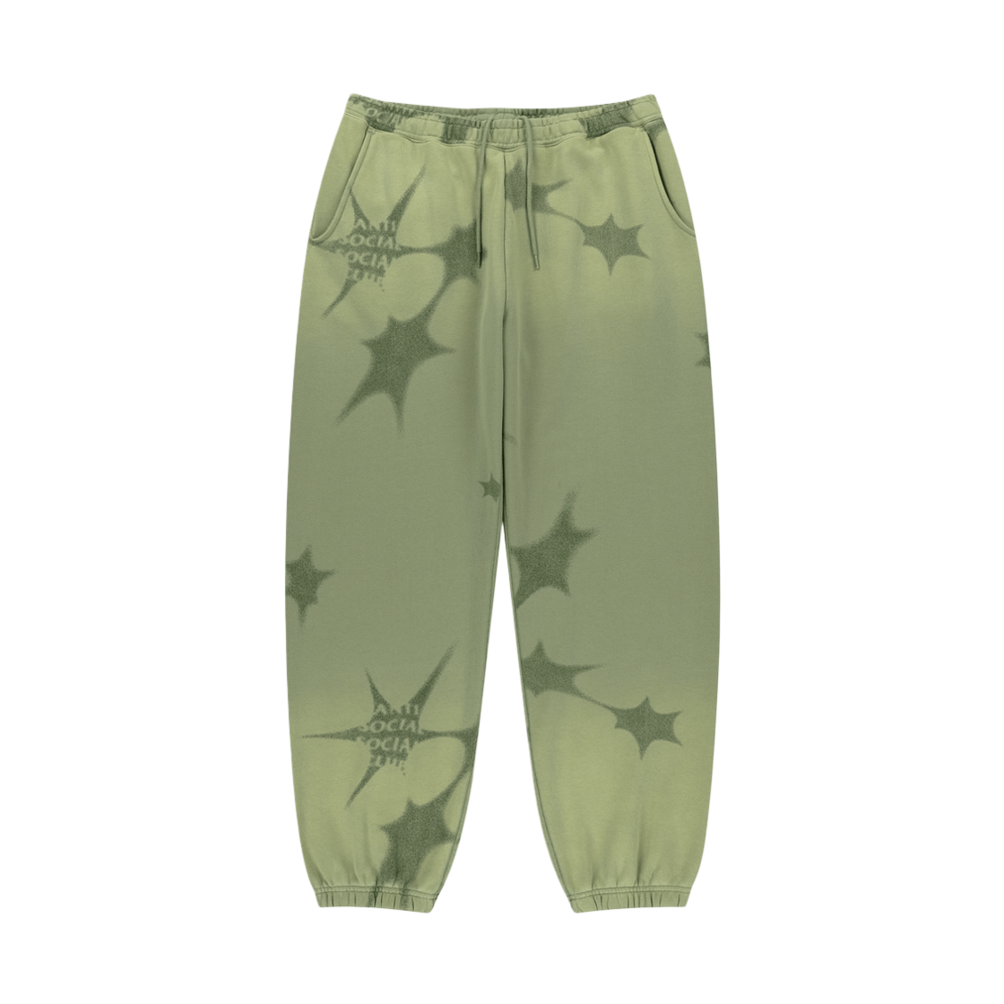 안티소셜소셜클럽 x 썬러브 패턴 스웻팬츠 그린(ASSC x SL Pattern Sweatpants/GREEN)
