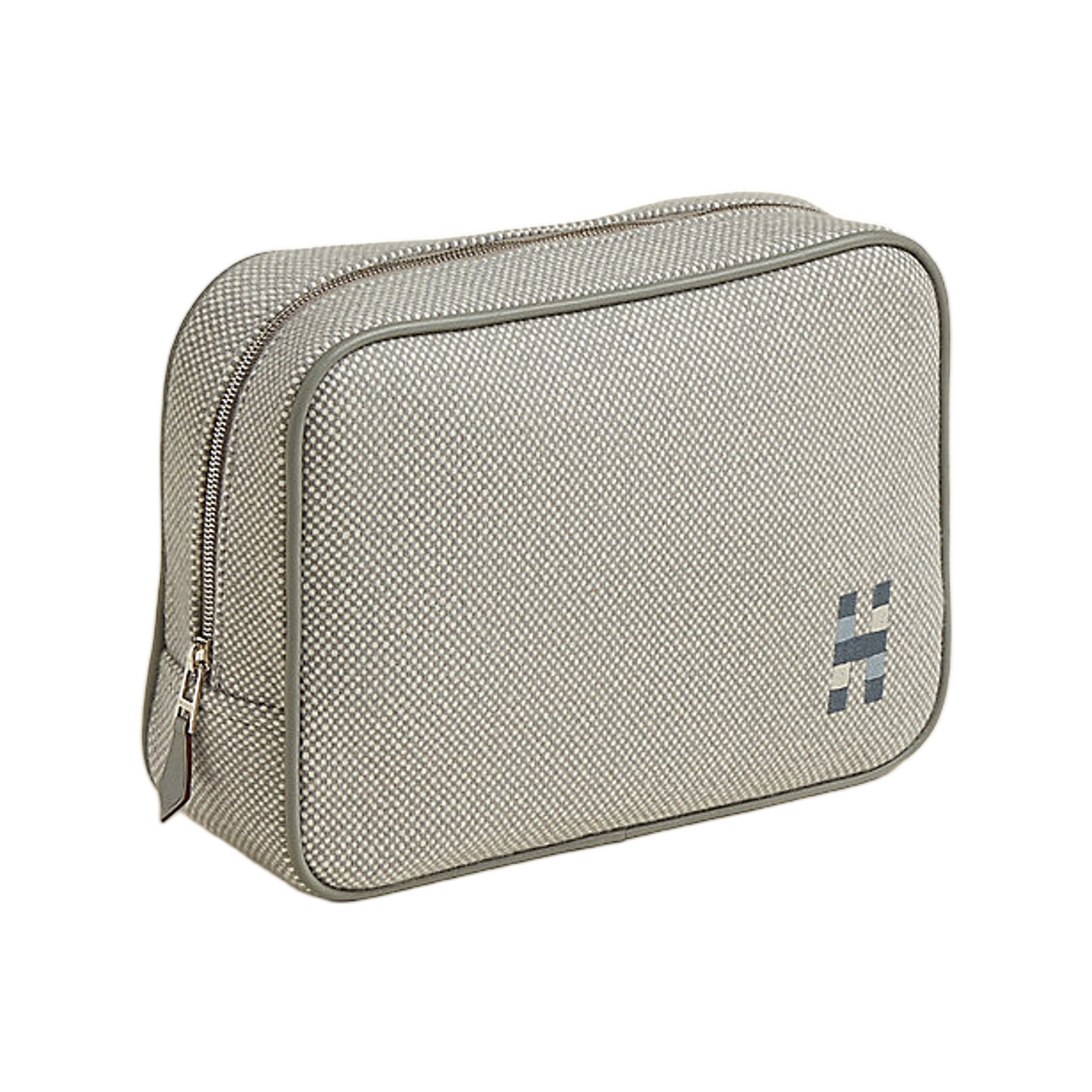 에르메스 스몰 샤피트르 H 카발리에레 케이스 울 & 그리(Hermes Small Chapitre H Cavalier Case Wool & Gris) - 1