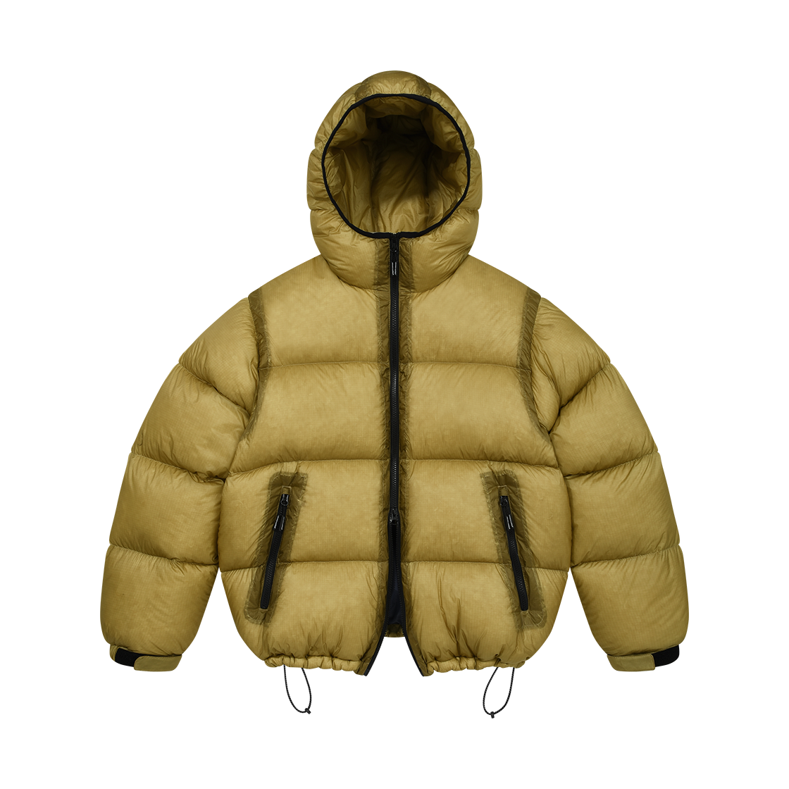 L35UJD031MUD LOCKHEED MARTIN LM Cloud Color Layered Hood Down JP Mustard