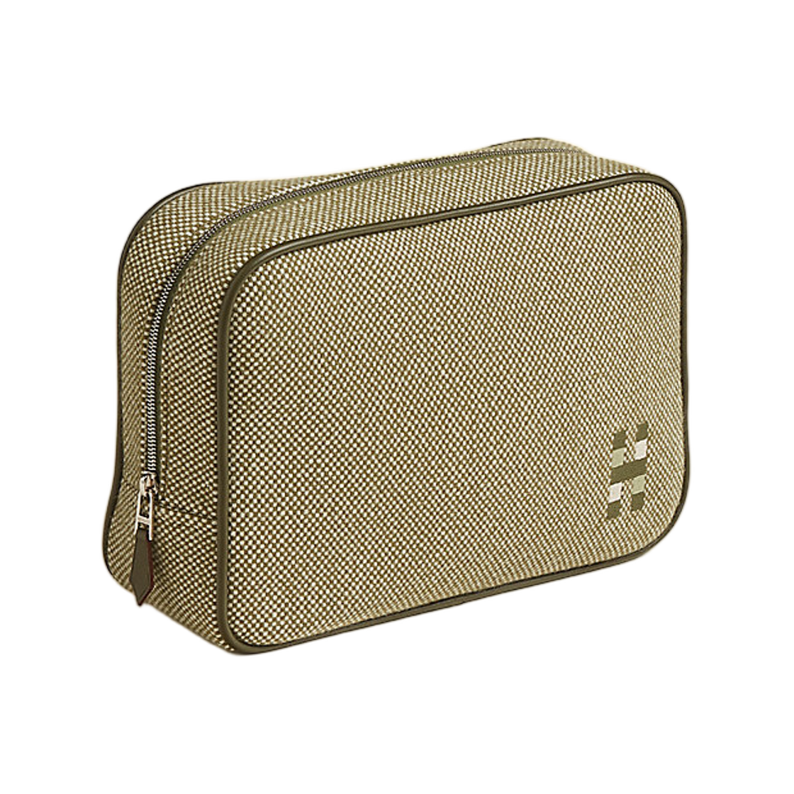 에르메스 스몰 샤피트르 H 카발리에레 케이스 울 & 베르 무스(Hermes Small Chapitre H Cavalier Case Wool & Vert Mousse) - 1