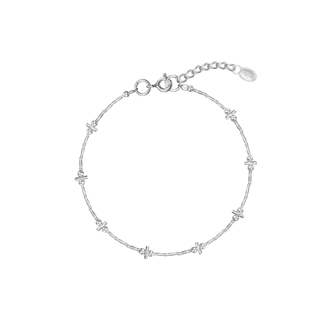 바이위켄드 핀 브레이슬릿 실버(Byweekend Pin Bracelet Silver)