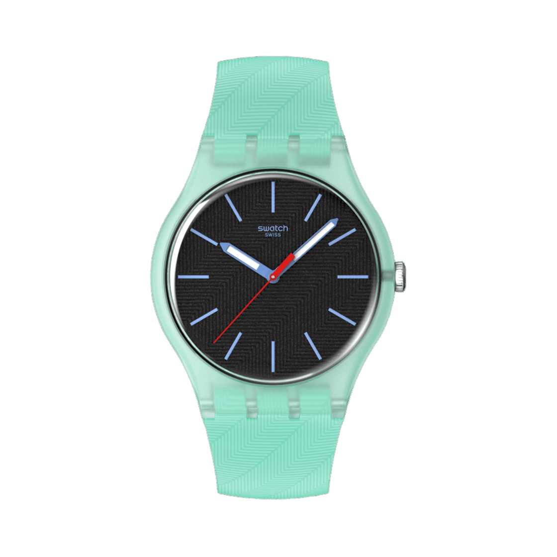 SO29L103 Swatch Essentials Hint of Mint 41mm Quartz Matte Light Green