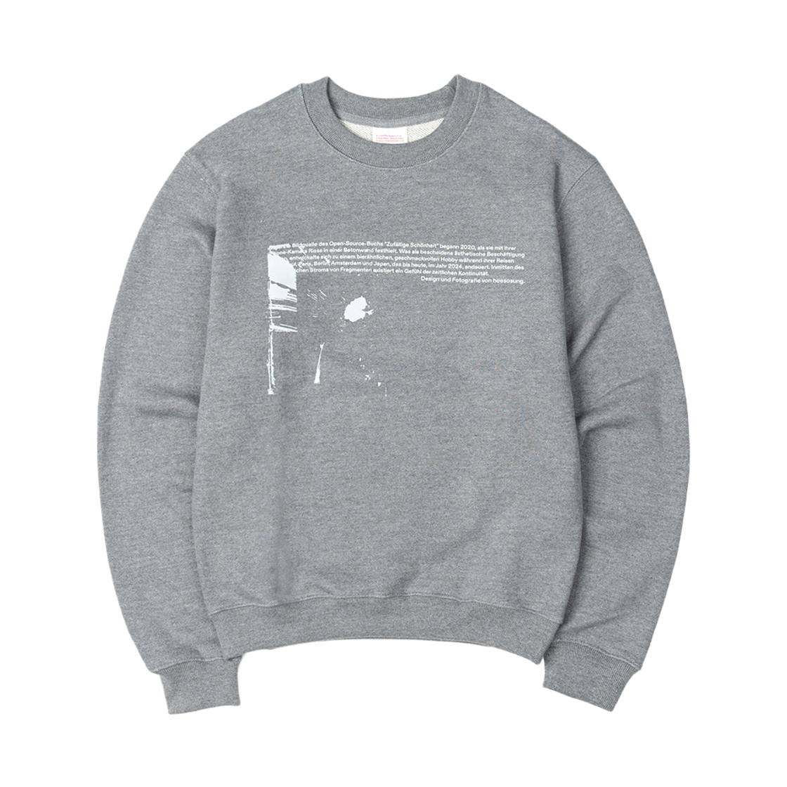 ODE-HO-026-BG Berlin Photobook Distribution Accidental Beauty Sweatshirt Dark Grey