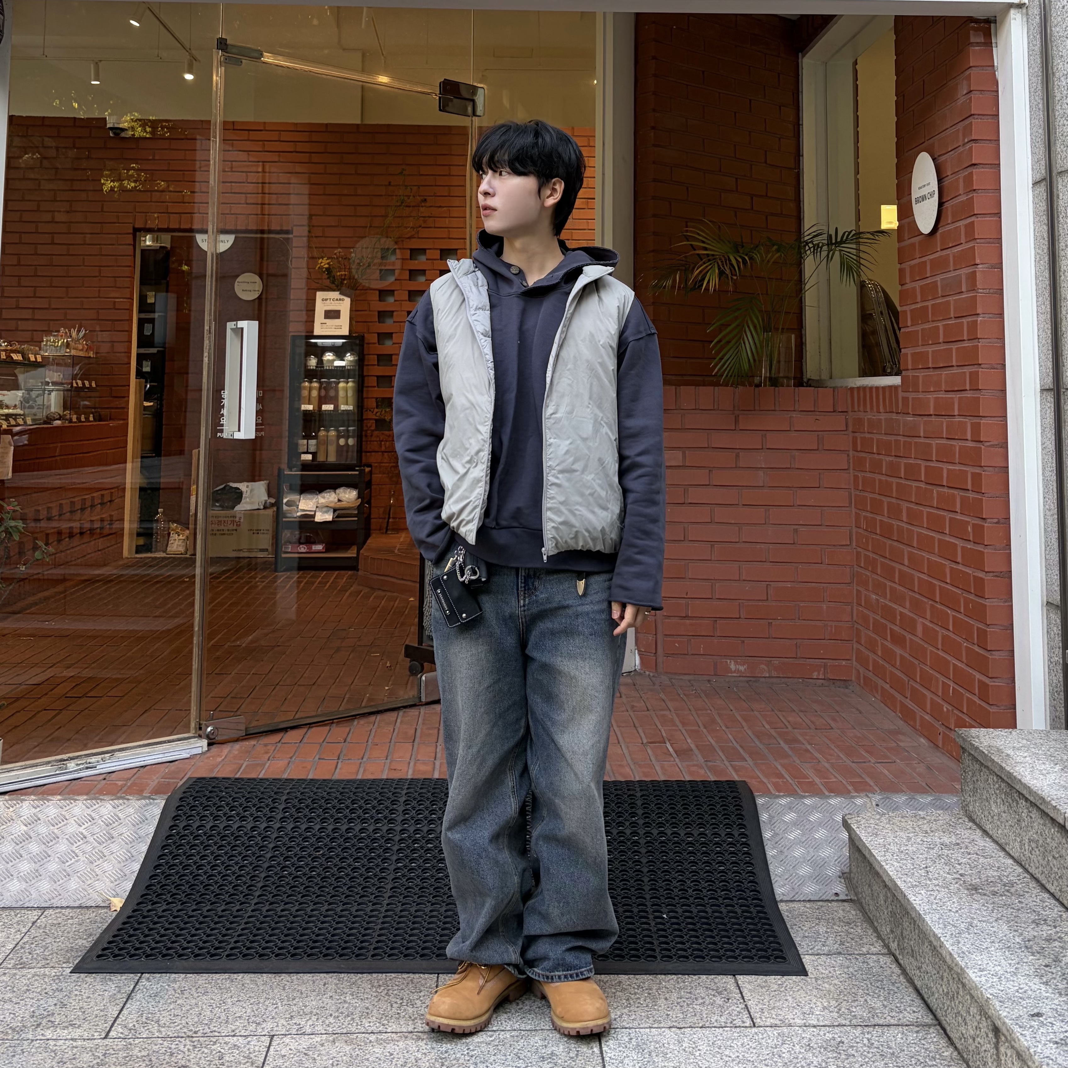 Timberland Premium 6 inch Waterproof Boot Wheat Nubuck - Wide 착용 스타일 - 4