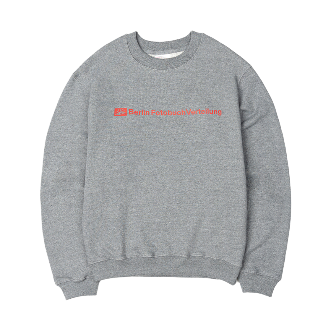 ODE-HO-030-BG Berlin Photobook Distribution Bfv Center Logo Sweatshirt Dark Grey